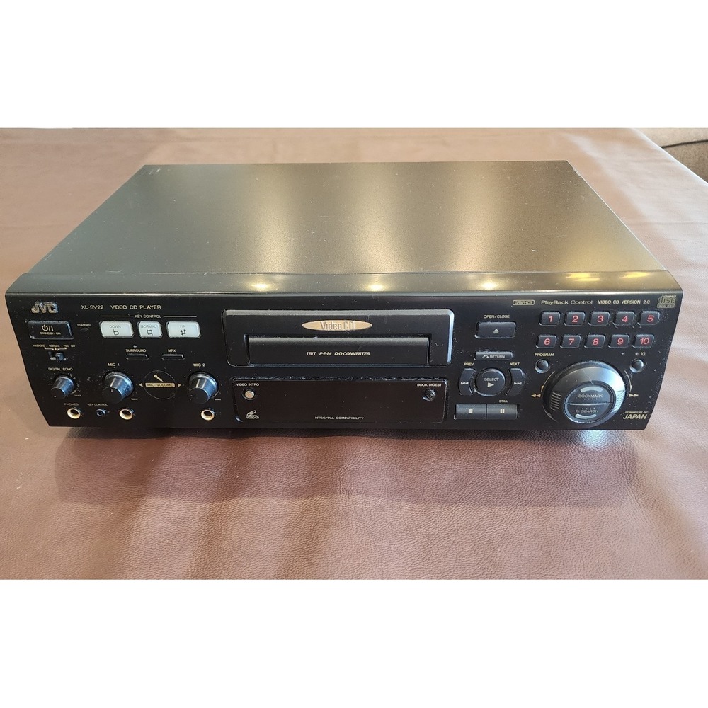 JVC XL-SV22 Karaoke Video CD VCD Player